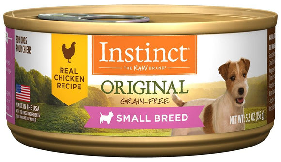 Nature's Variety Instinct Small Breed Grain-Free Chicken Formula Canned Dog Food