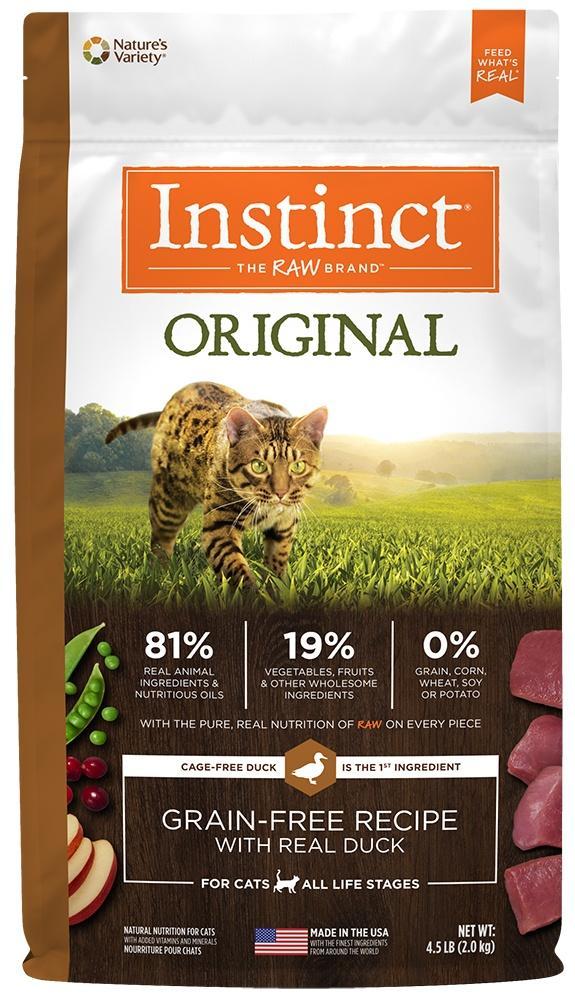 Nature's Variety Instinct Original Grain Free Recipe with Real Duck Natural Dry Cat Food