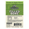 Redbarn Natural Filled Bone Chicken & Apple Flavor