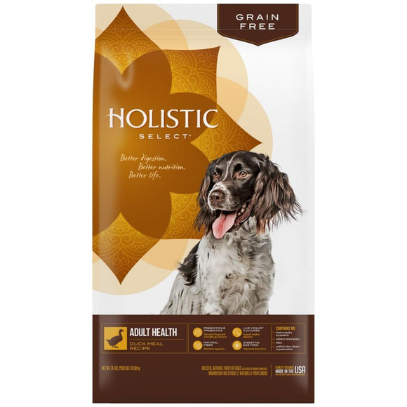 Holistic Select Natural Grain Free Duck Meal Dry Dog Food