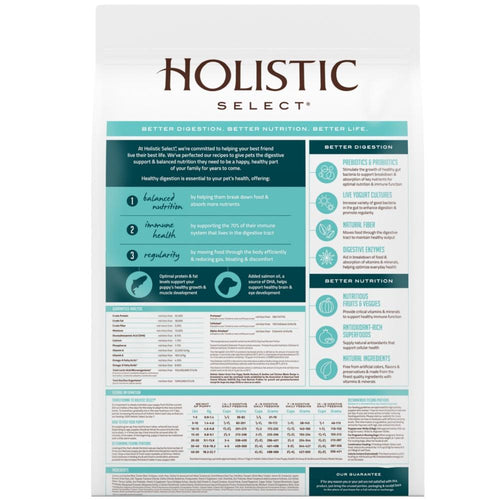 Holistic Select Natural Grain Free Puppy Recipe Anchovy, Sardine and Chicken Meal Dry Dog Food