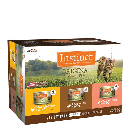 Nature's Variety Instinct Grain-Free Recipe Variety Pack Canned Cat Food