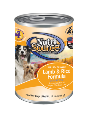 NutriSource® Lamb & Rice Canned Dog Food