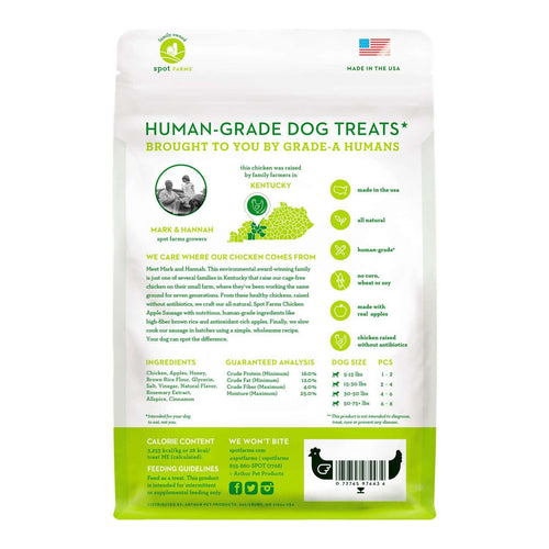 Spot Farms Chicken Apple Sausage Dog Treats