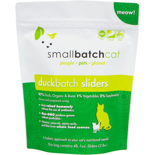 Smallbatch Frozen DuckBatch Cat Food