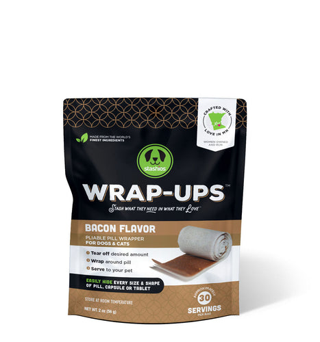 Stashios Wrap-Ups Bacon Flavor Dog Treats