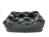 Bedsdog Petmate Dog Tartan Plaid Plush Lounger Bed