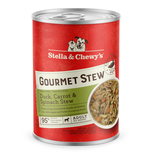 Stella & Chewy's Dog Gourmet Stew Duck, Carrot & Spinach Stew