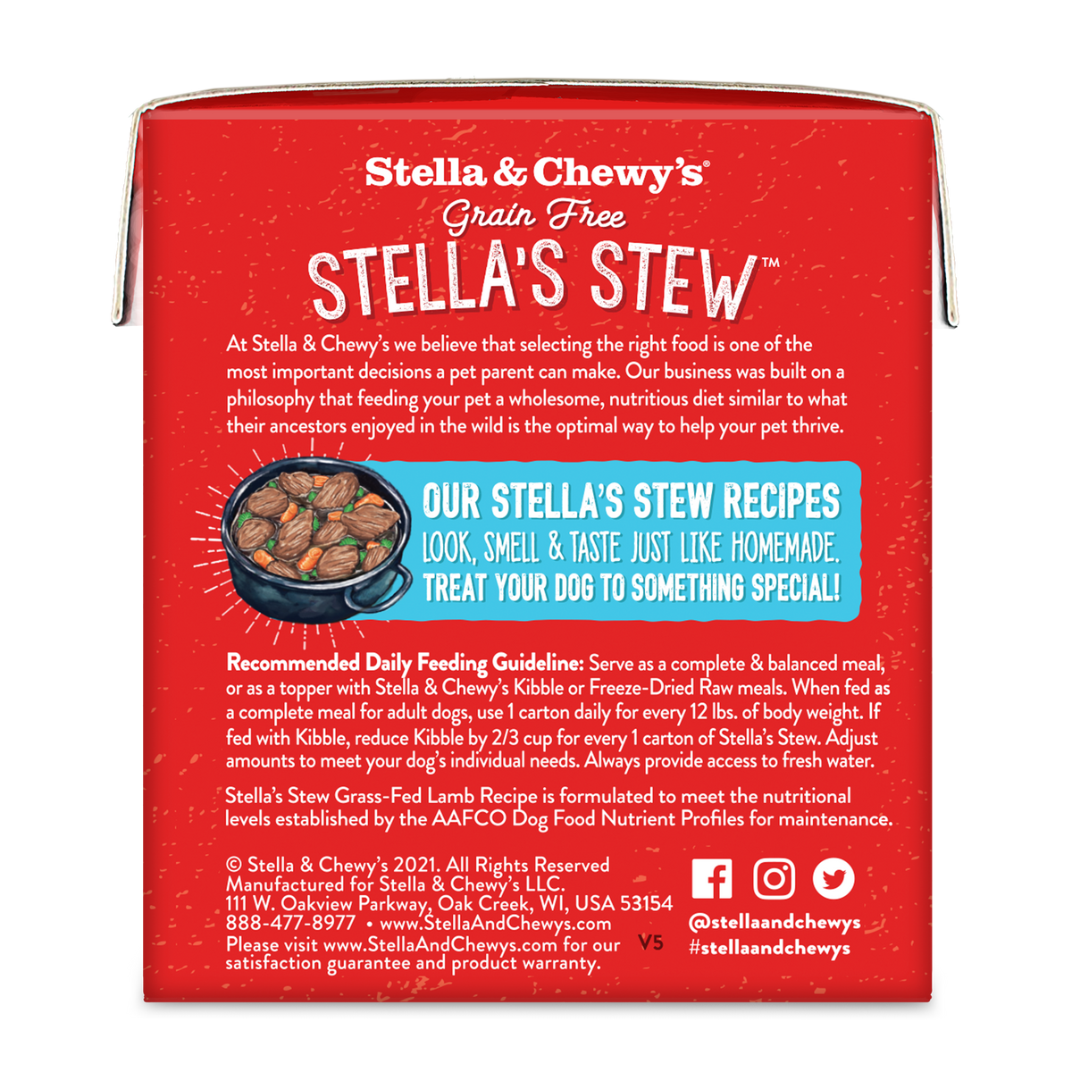 Stella & Chewy's Stella's Stew Grass Fed Lamb Recipe Food Topper for ...