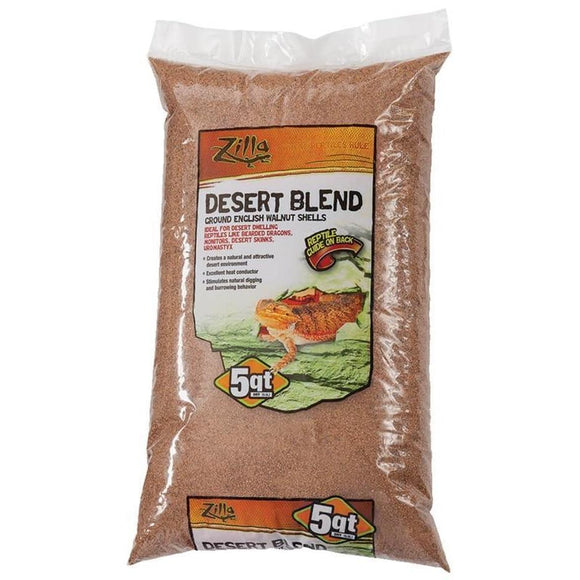 Zilla Desert Blend Ground English Walnut Shells Reptile Bedding