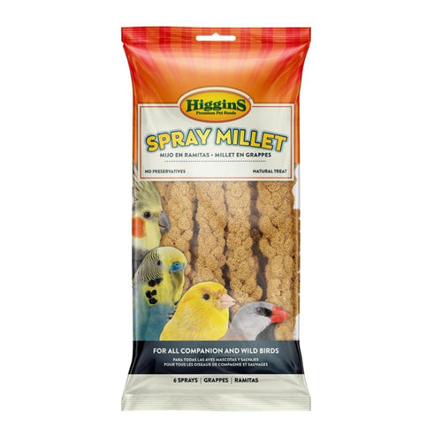 HIGGINS SPRAY MILLET NATURAL AVIAN TREAT